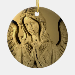 Praying Angel Ceramic Ornament