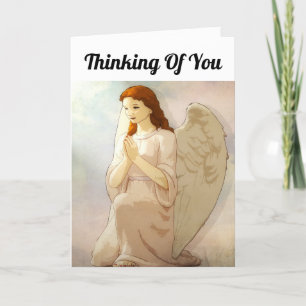 Praying Angel Greeting Card