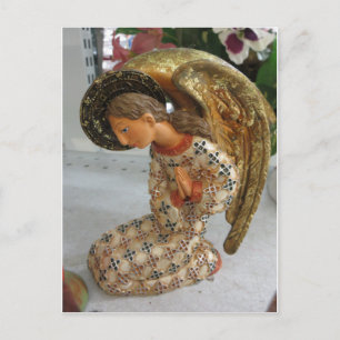 Praying Angel Holiday Postcard