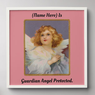 Praying Angel  Peel And Stick Photo Tile