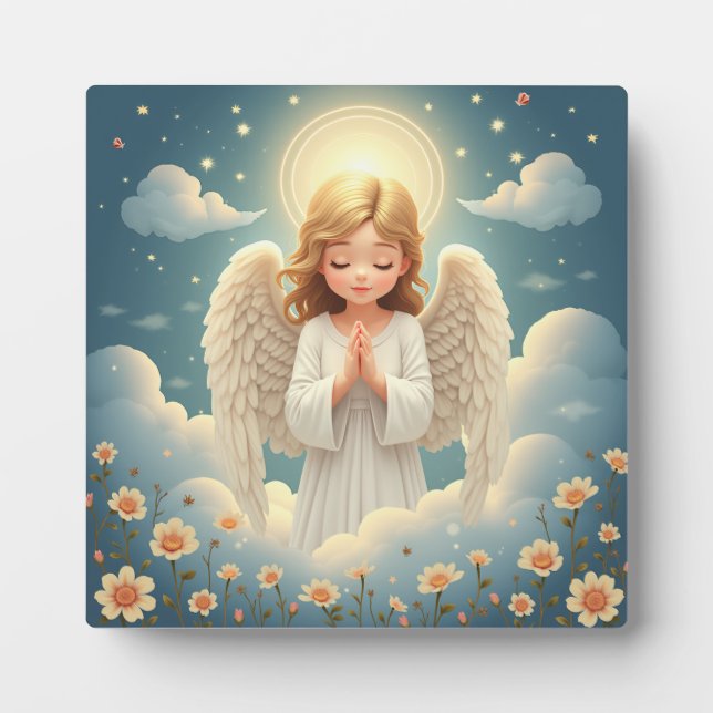  praying angel plaque (Front)
