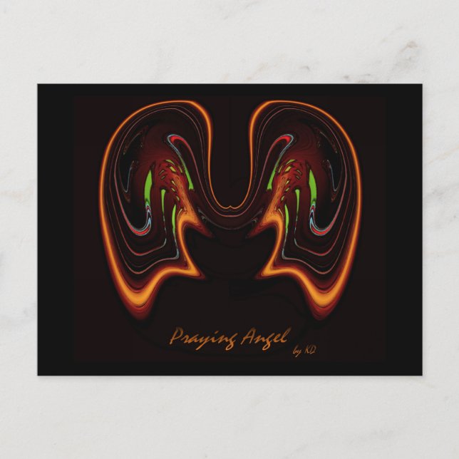 Praying Angel Postcard (Front)