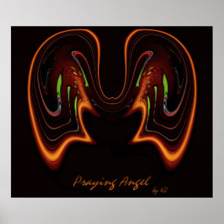 Praying Angel Poster