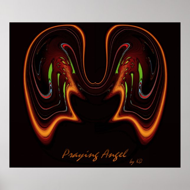 Praying Angel Poster (Front)