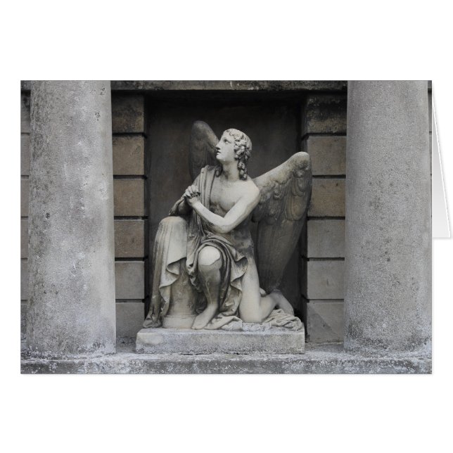 Praying Angel Sculpture Cards (Front Horizontal)