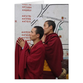 Praying at Boudha Stupa
