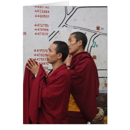 Praying at Boudha Stupa (Front)