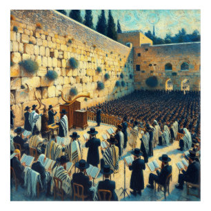 "Praying at the Kotel" Acrylic Print