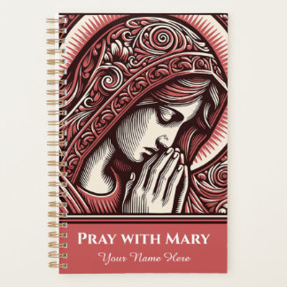 Praying Blessed Virgin Mary | Customizable Planner