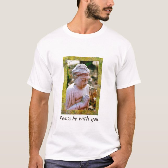 Praying Buddha Peace T-Shirt (Front)