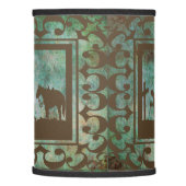 Praying Cowboy At The Cross with Horse Lamp Shade (Left)