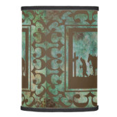 Praying Cowboy At The Cross with Horse Lamp Shade (Right)