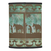 Praying Cowboy At The Cross with Horse Lamp Shade (Back)