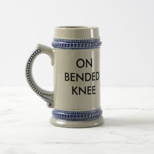 praying cowboy, ON BENDED KNEE Beer Stein