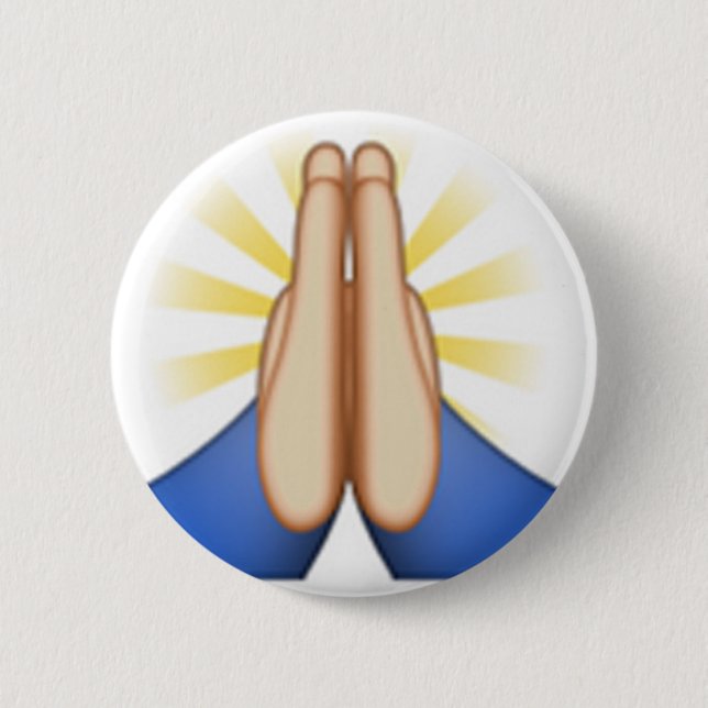 praying emoji button (Front)