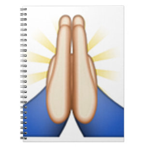praying emoji notebook