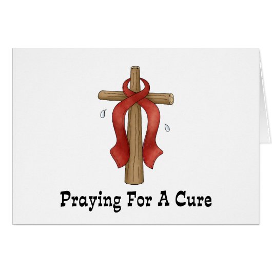 Praying For A Cure Cards (Front Horizontal)