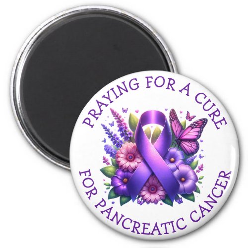Praying for a Cure for Pancreatic Cancer Magnet