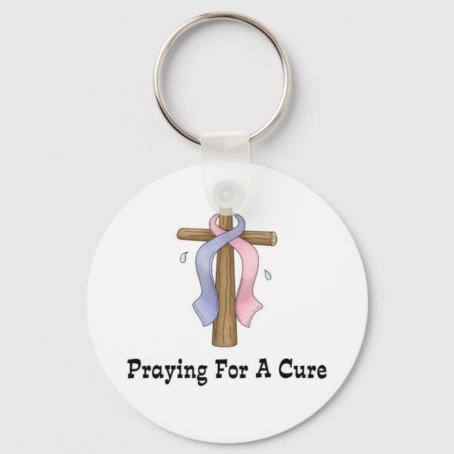 Praying For A Cure Keychain (Front)