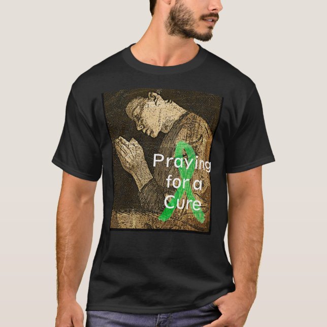 Praying for a Cure Lyme Disease Awareness shirt (Front)