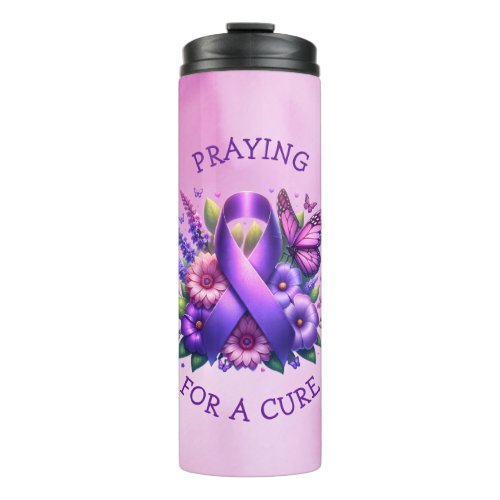 Praying for a Cure   Pancreatic Cancer Thermal Tumbler