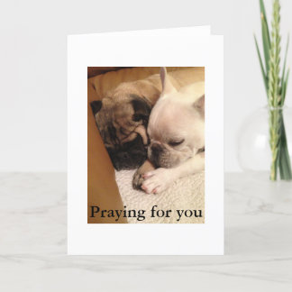 Praying for you card