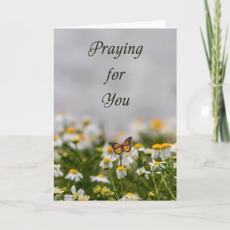 Praying for You Christian Greeting Card
