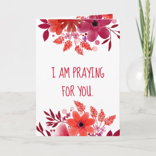 Praying For You _ Folded Greeting Card