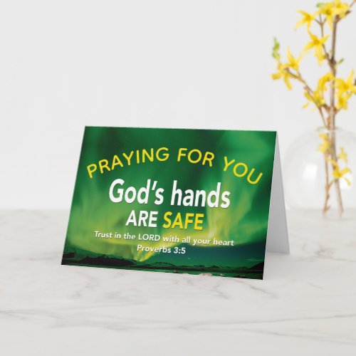 PRAYING FOR YOU  Trust In The Lord Card