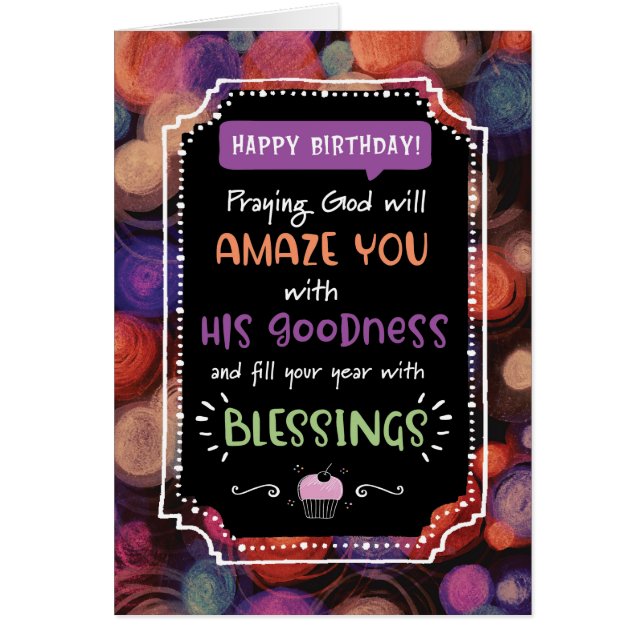 Praying God Will Amaze You with Blessings Cards (Front)