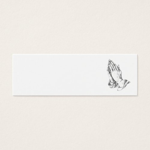 Praying hands business card templates