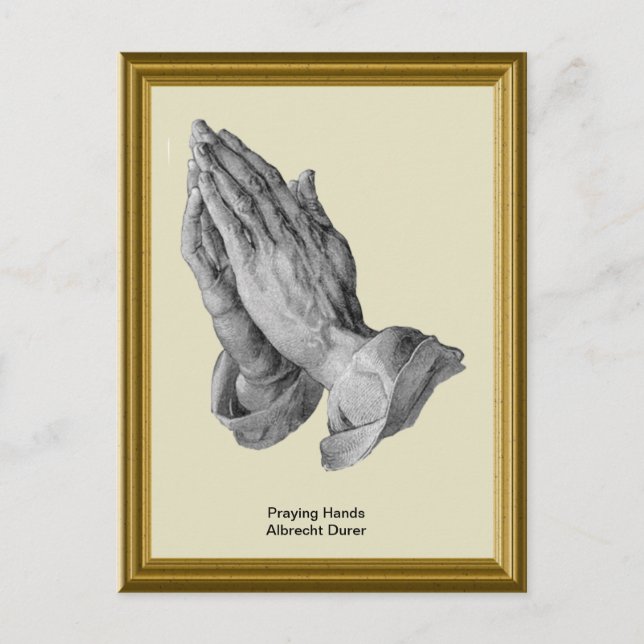 Praying Hands Albrecht Durer Postcard (Front)