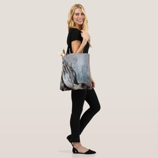 Praying Hands, Albrecht Durer Tote Bag (On Model)