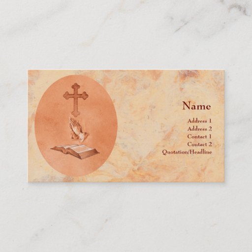 Customizable Praying Hands Business Card Templates