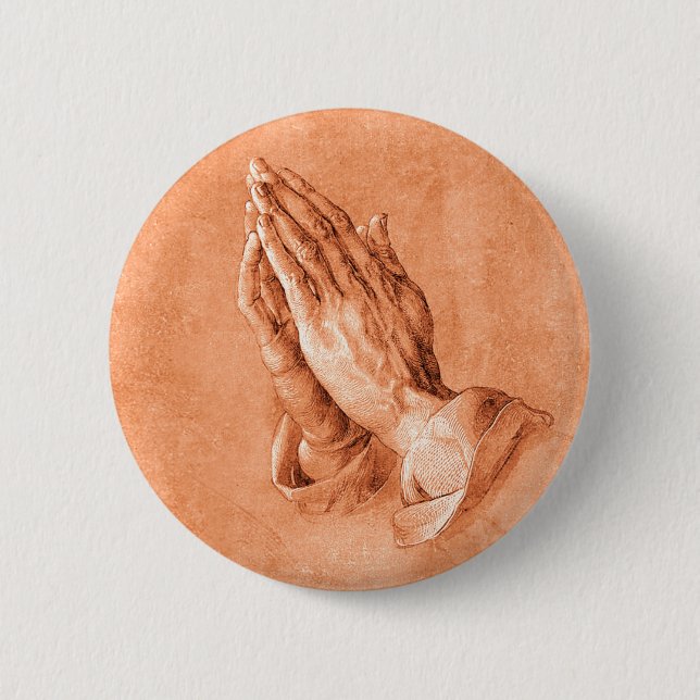 Praying Hands Button (Front)