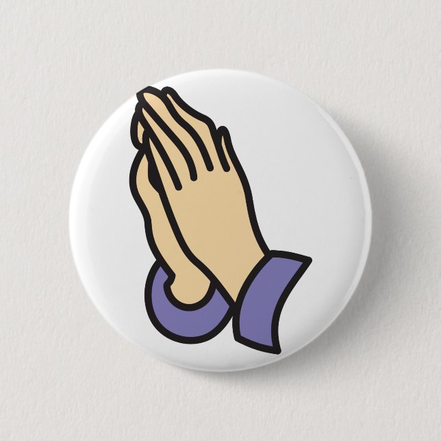 Praying Hands Button (Front)