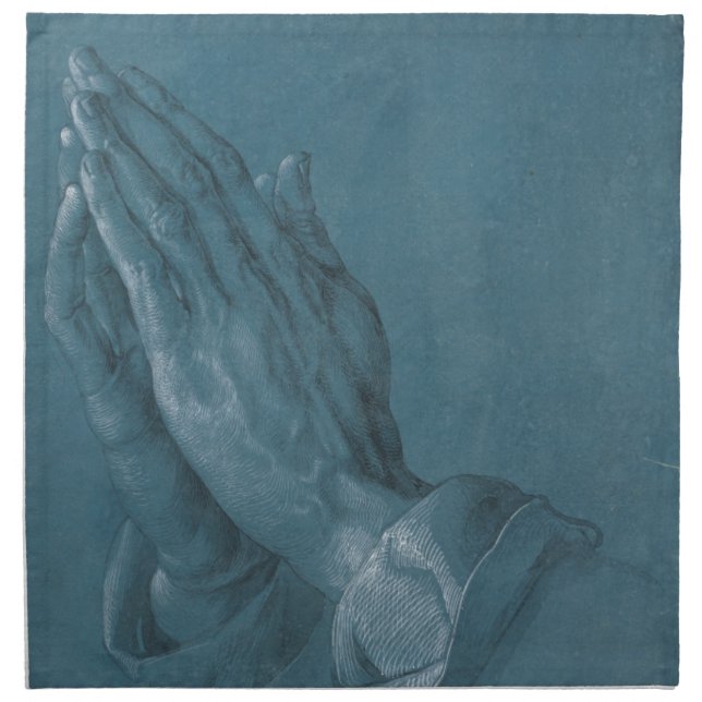 Praying Hands by Albrecht Durer Napkin (Front)