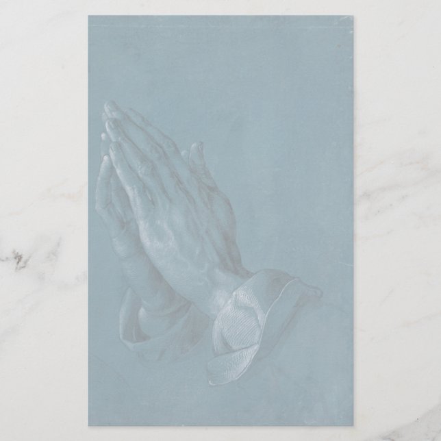 Praying Hands by Albrecht Durer Stationery (Front)
