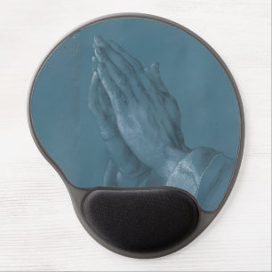Praying Hands (by Dürer) Gel Mouse Pad