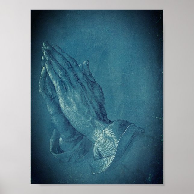 Praying Hands (by Dürer) Poster (Front)