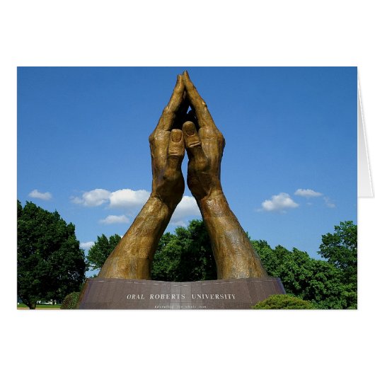 Praying Hands Card (Front Horizontal)