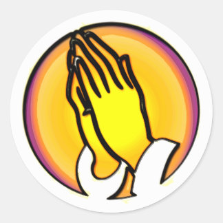 Praying Hands Stickers | Zazzle