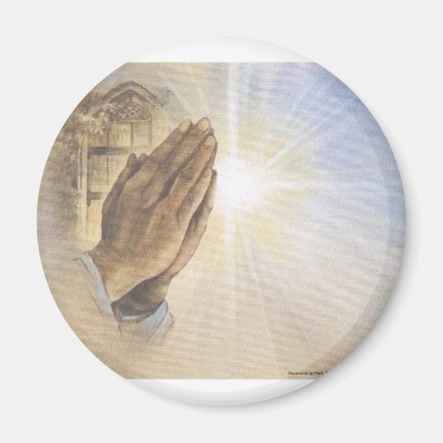 Praying Hands Magnet (Front)