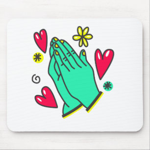 Praying Hands Mouse Pad