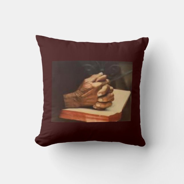 Praying Hands Pillow (Front)