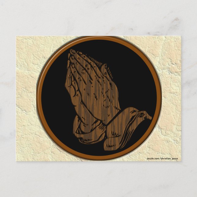 PRAYING HANDS POSTCARD (Front)