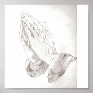 Praying Hands Posters | Zazzle