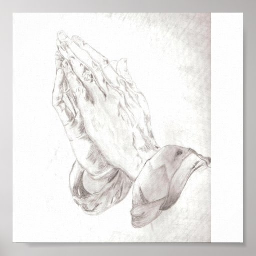 Praying Hands Poster | Zazzle