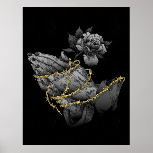 Praying Hands Poster