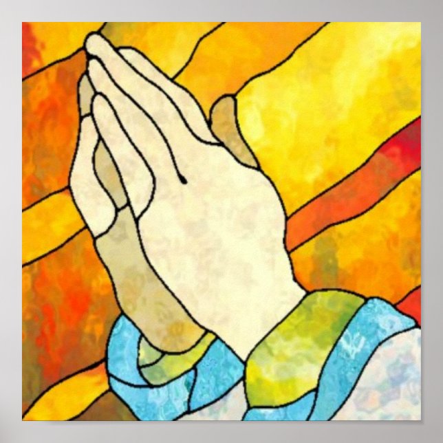Praying Hands Poster (Front)